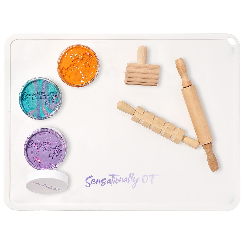 Sensory Playdoh Mat & Rolling Pin – Sensationally OT