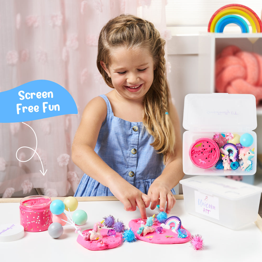 Mini Unicorn Sensory Dough Kit
