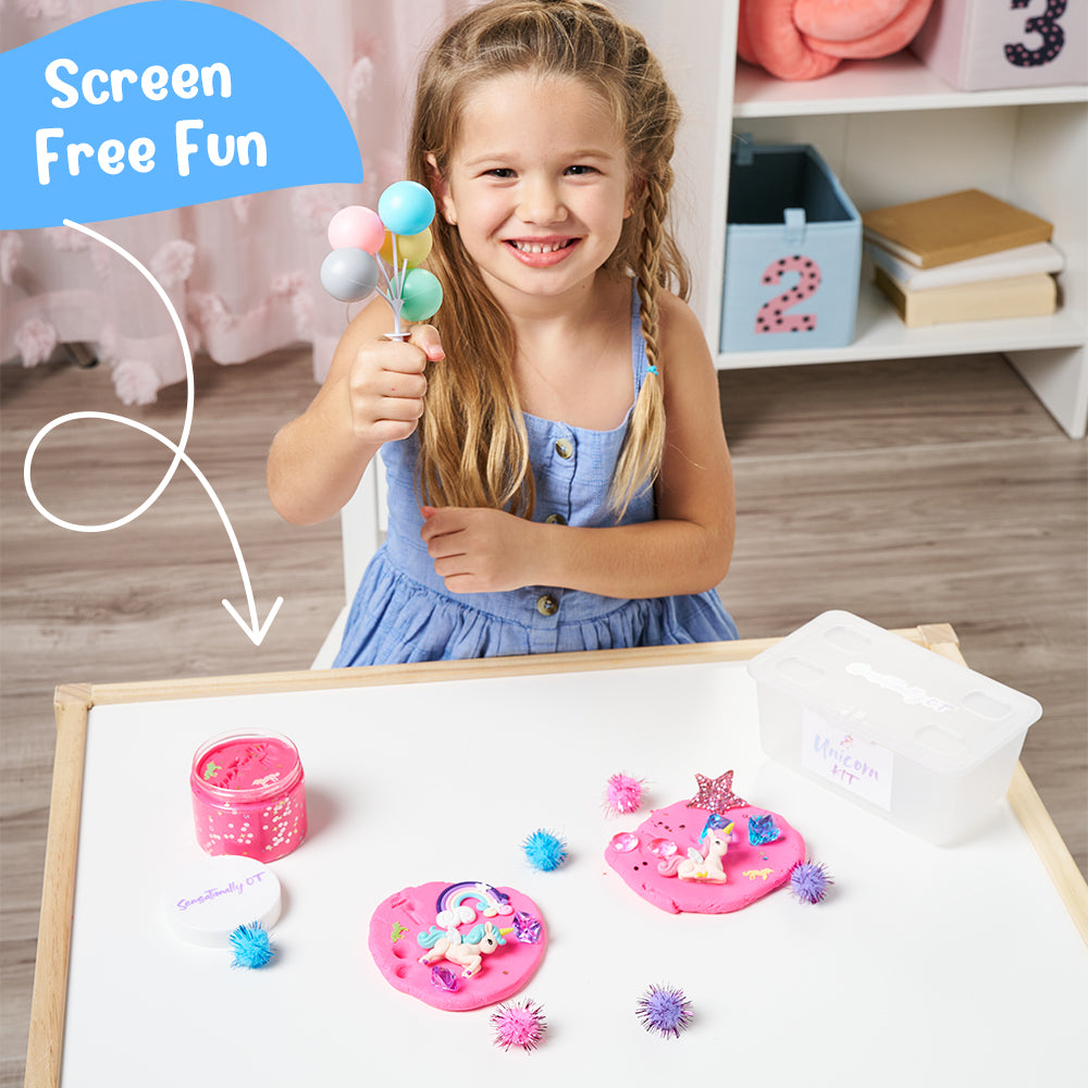 Mini Unicorn Sensory Dough Kit
