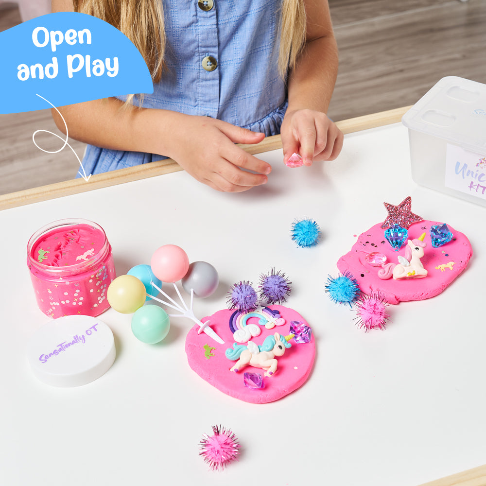 Mini Unicorn Sensory Dough Kit