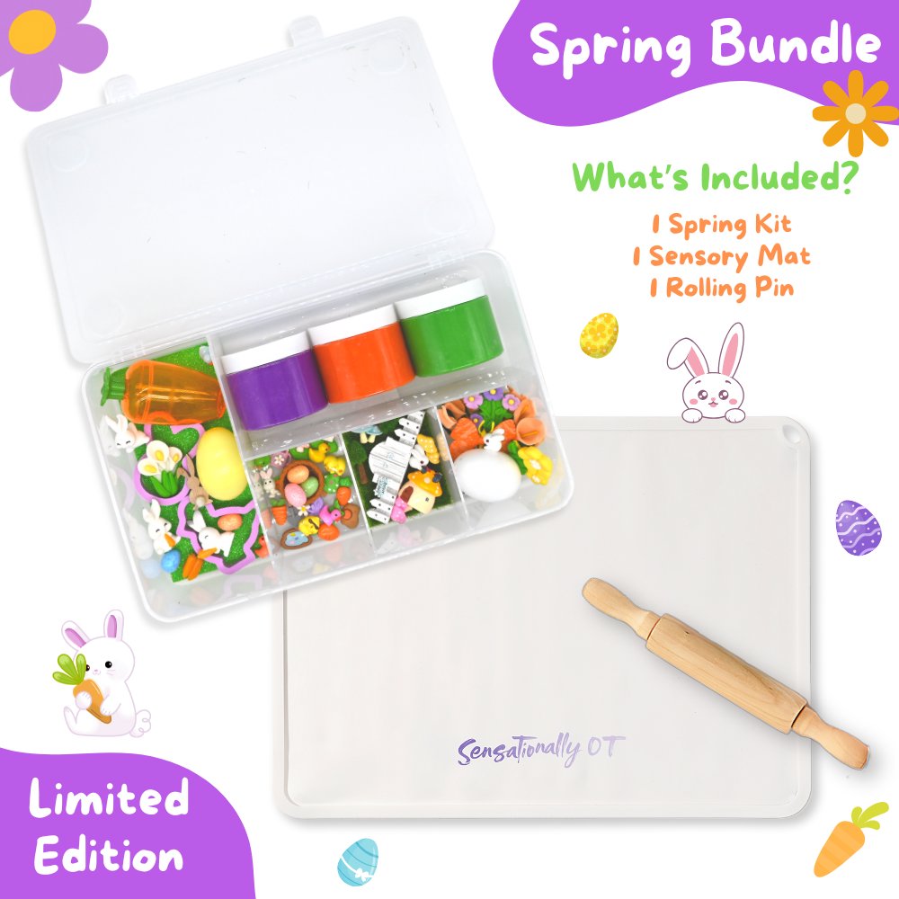 Spring KIT, Play Mat, & Rolling Pin