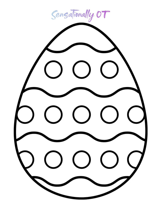 Egg Painting Activity - Free Download