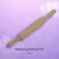 Rotating Wooden Rolling Pin