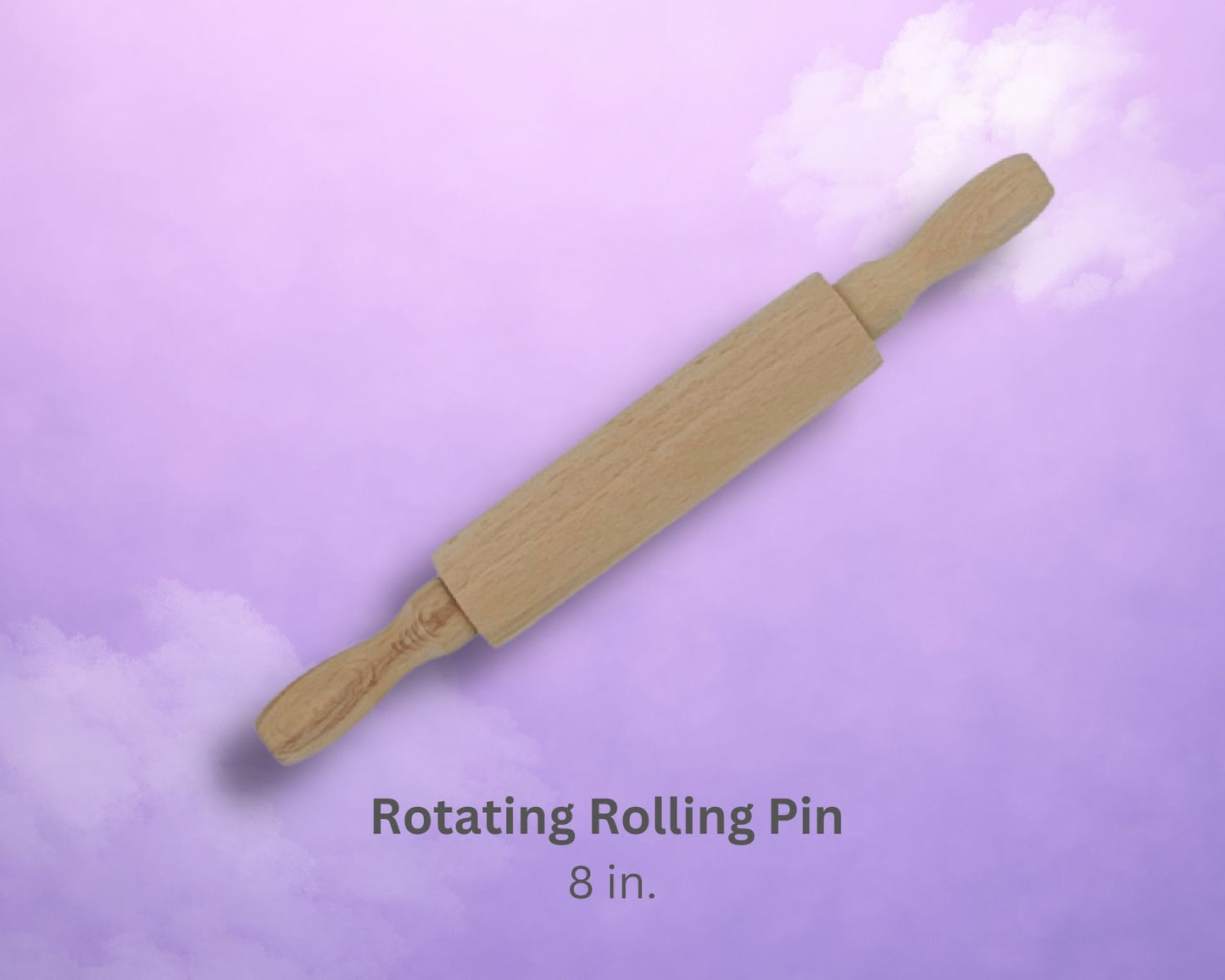 Rotating Wooden Rolling Pin